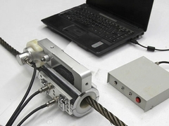 Magnetic Steel Rope Wire Rope Internal External Flaw Detector